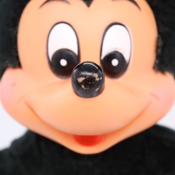 Vtg 80's Disneyland Mickey Mouse Plush Doll by Young Epoch Made in Japan - Picture 3 of 13